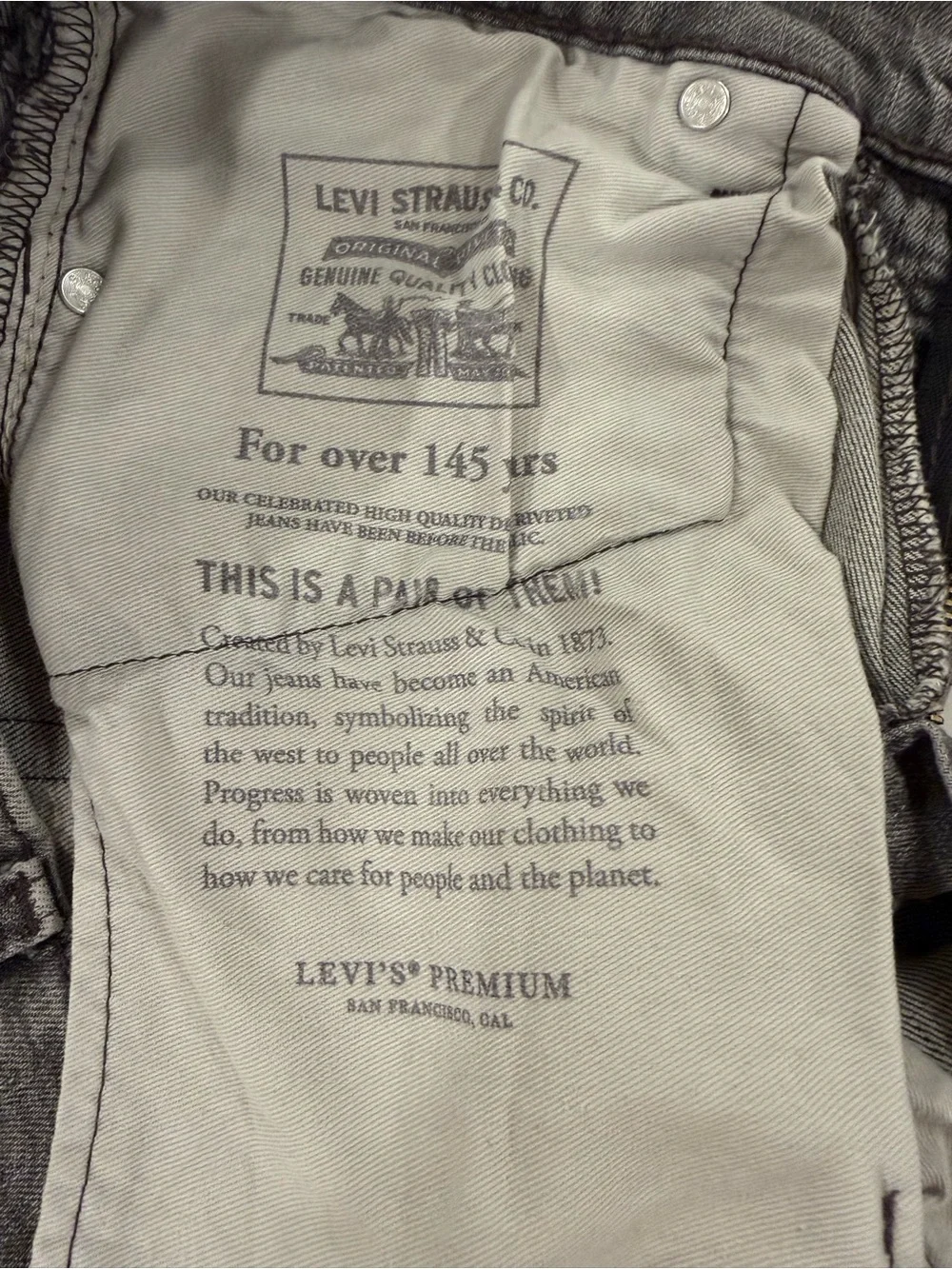 Levi's Men's Skinny Jeans in Heather Gray